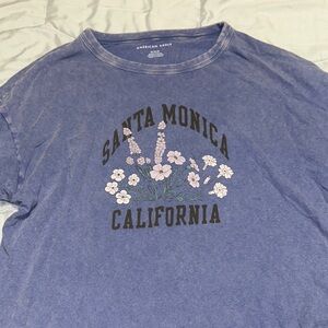 American Eagle Outfitters Indigo Casual Tee